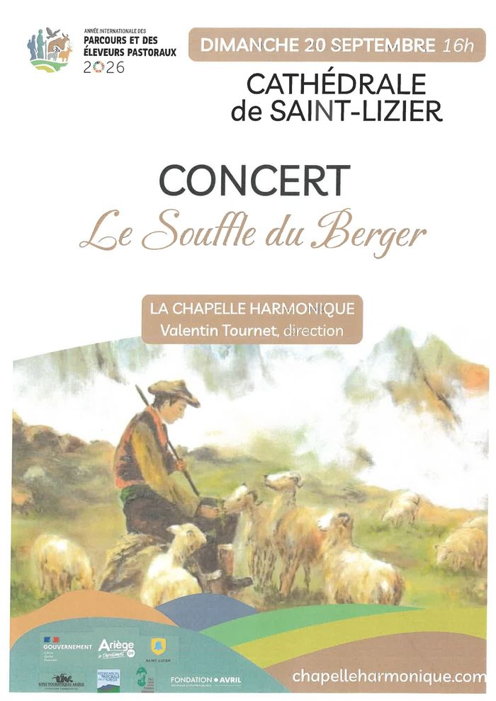 Spectacle : Le souffle du berger, Cathédrale Saint-Lizier, Saint-Lizier