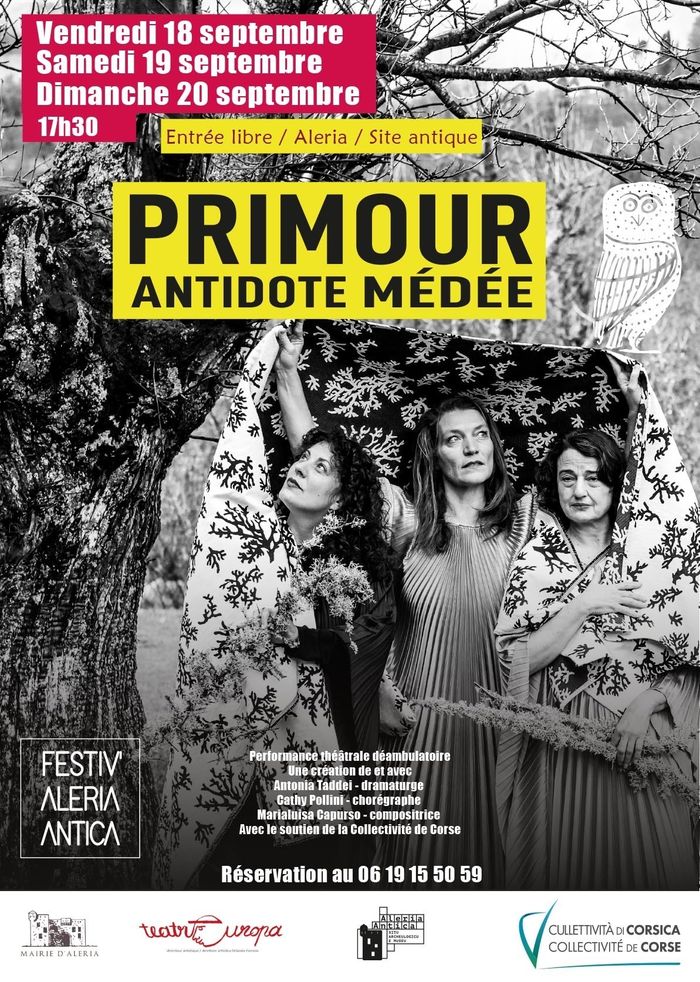 Spectacle PRIMOUR, ANTIDOTE MEDEE, Aleria Antica Site Archéologique et Musée, Aléria