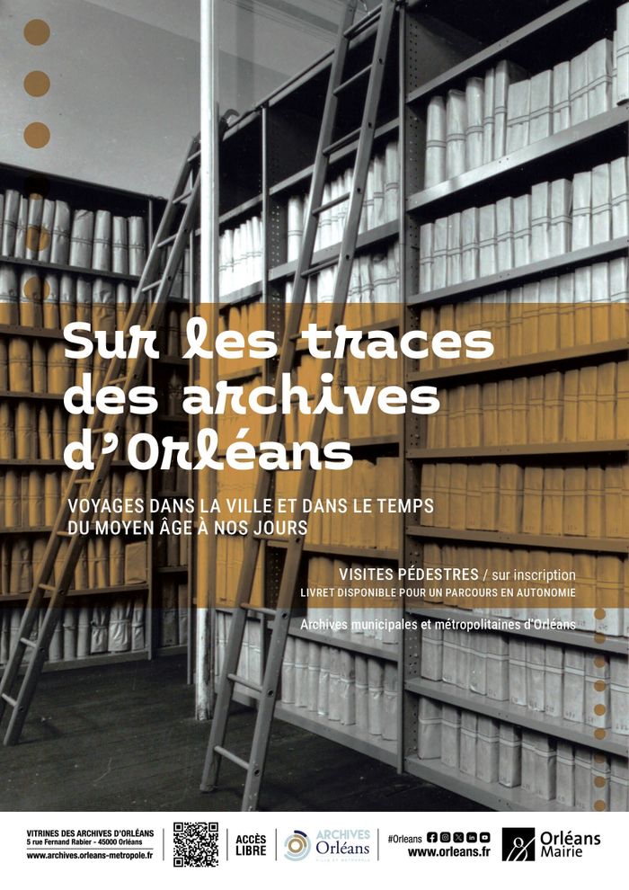 Sur les traces des archives d’Orléans : voyages dans la ville et dans le temps du Moyen Âge à nos jours. Visite pédestre., Square Abbé-Desnoyers, Orléans