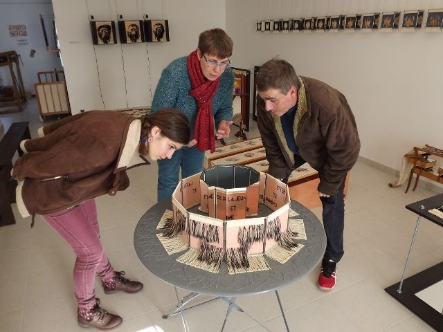 Tapisserie sur métier de basse lice: visitez l&rsquo;atelier., Atelier de La Croisure, Nort-sur-Erdre