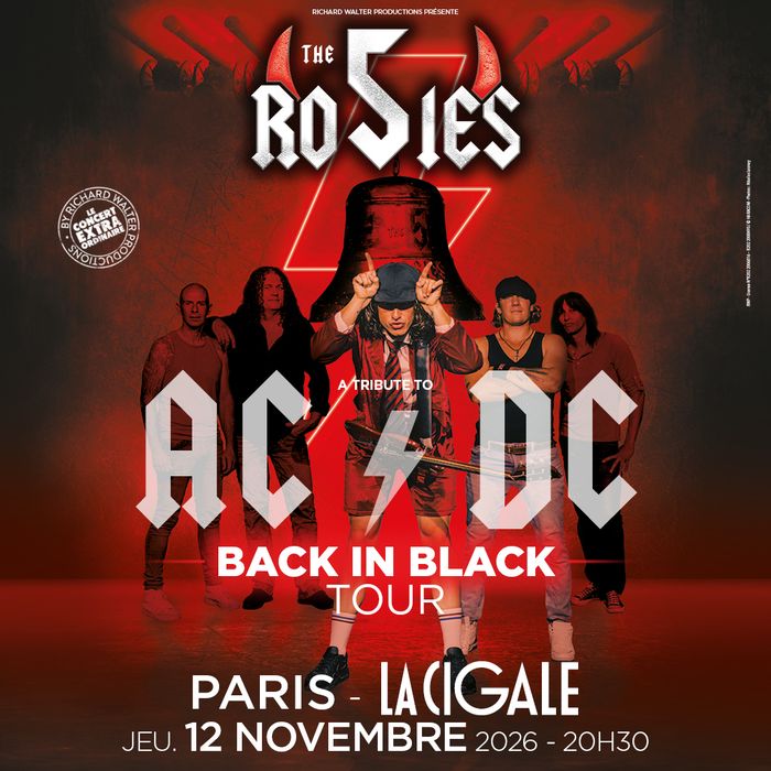 THE 5 ROSIES, TRIBUTE TO ACDC, LA CIGALE, Paris
