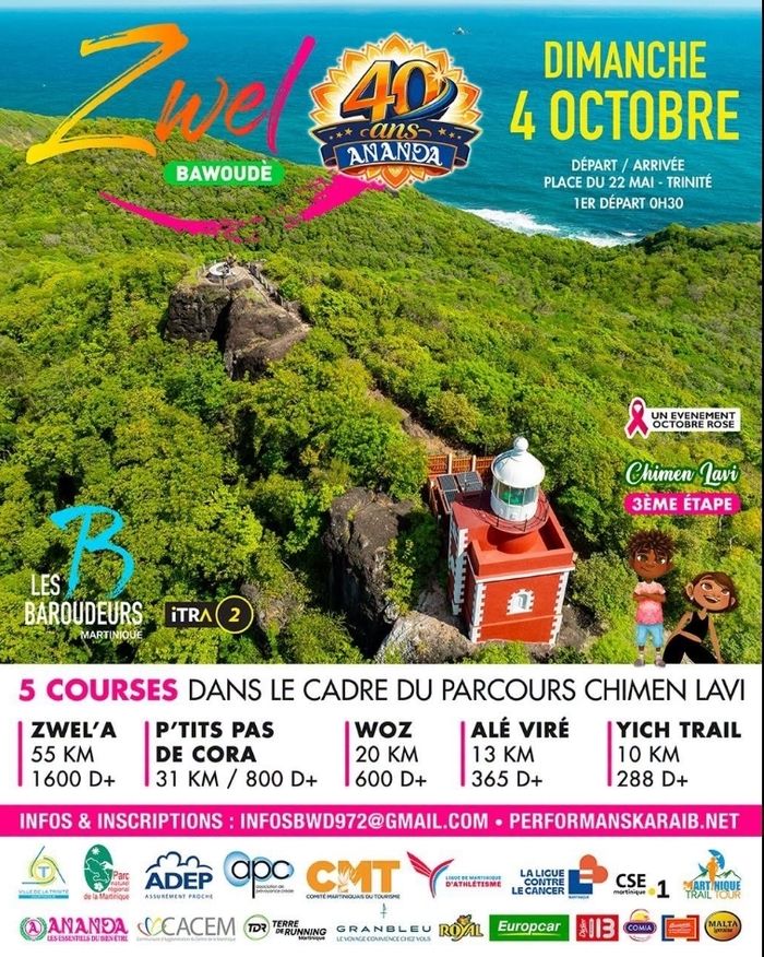 [Trail, Course nature] ZWEL&rsquo; A BAWOUDÈ, La Trinité, La Trinité