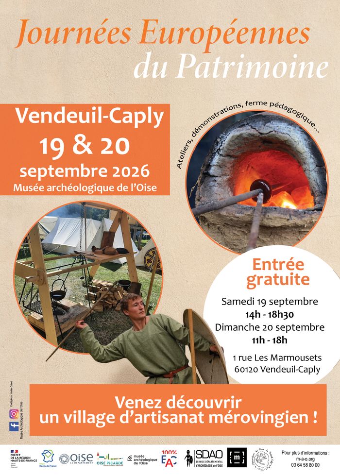 Un village mérovingien à Vendeuil-Caply, Musée archéologique de l&rsquo;Oise, Vendeuil-Caply