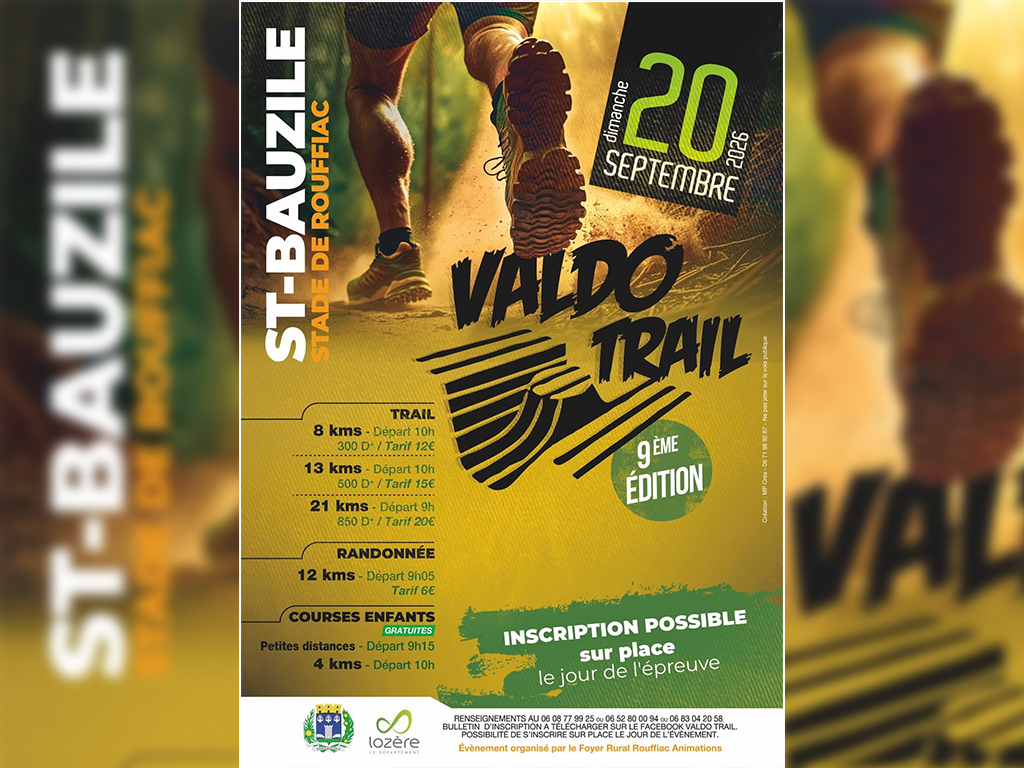 VALDO TRAIL SAlle des fêtes Brenoux