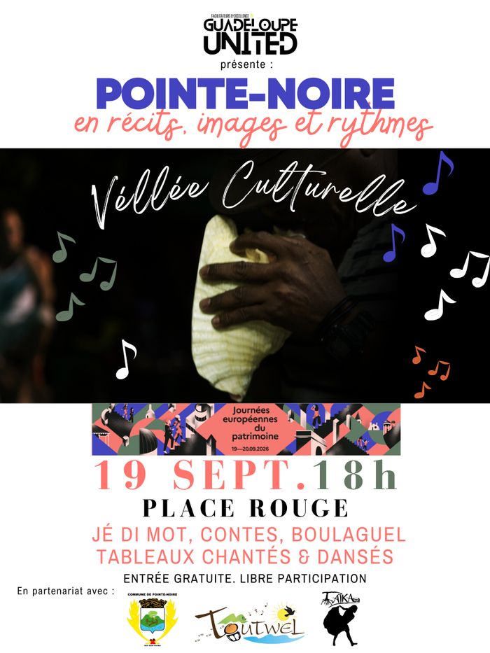 VEILLÉE CULTURELLE – Pointe-Noire en récits, images et rythmes, Place Rouge, Pointe-Noire
