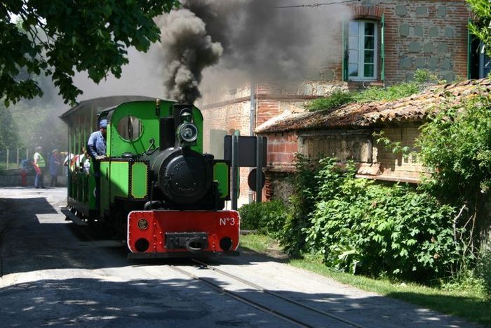 Venez faire une balade en petit train !, Chemin de fer touristique du Tarn, Saint-Lieux-lès-Lavaur