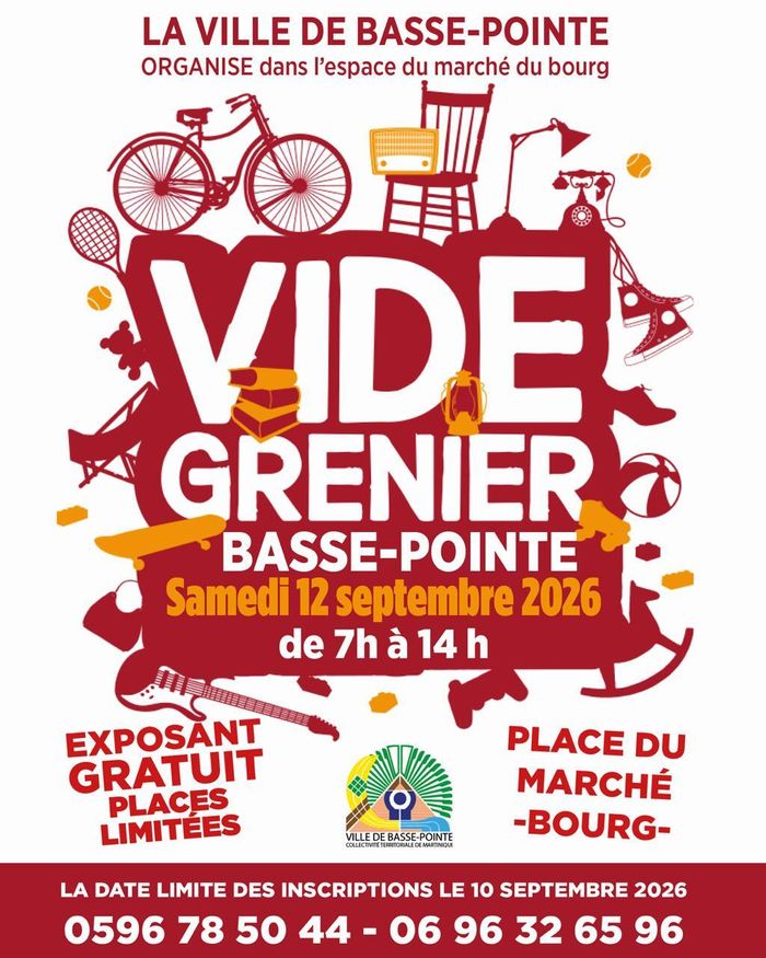VIDE-GRENIER À BASSE-POINTE !, Basse-Pointe, Basse-Pointe