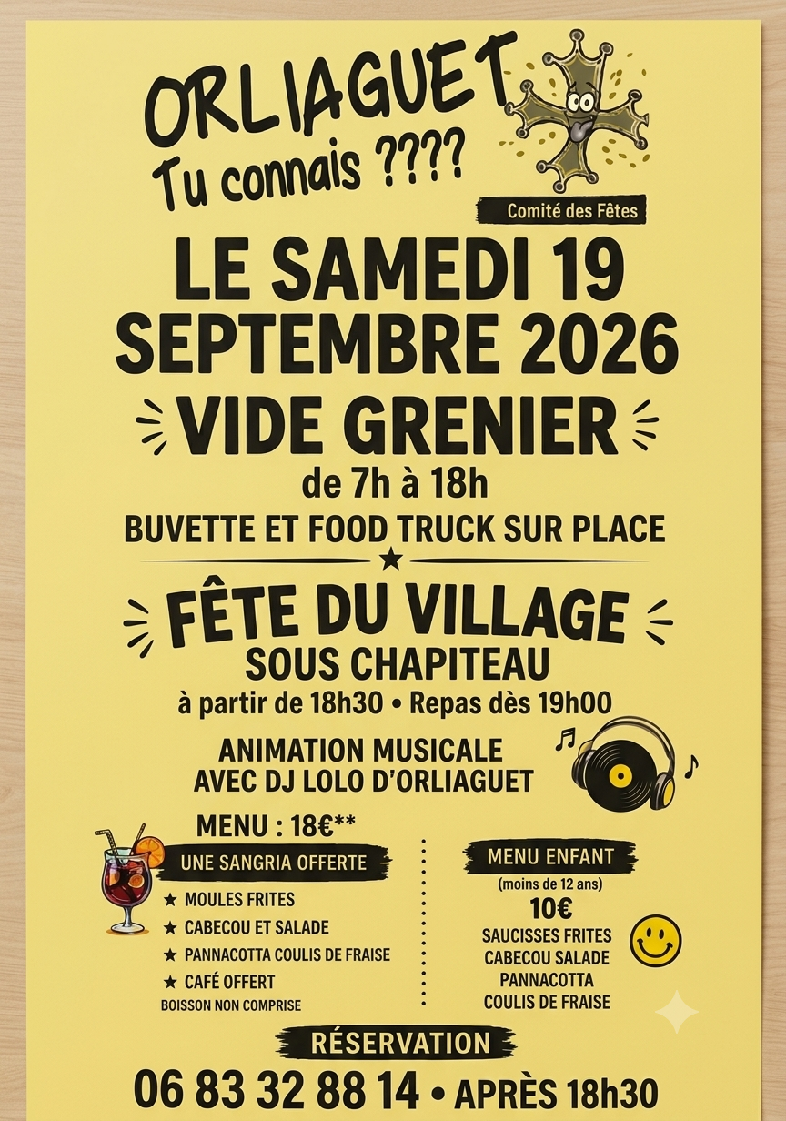 Vide grenier et Fête du Village Pechs-de-l’Espérance