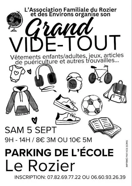 vide-grenier le Rozier Le Rozier