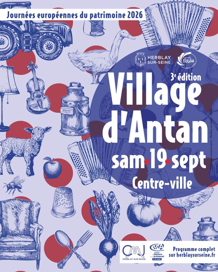 Village d’Antan, Place de la Halle, Herblay-sur-Seine