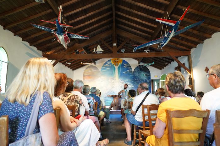 Visite commentée : à la découverte de la chapelle des aviateurs, Chapelle des aviateurs, Saint-Palais-sur-Mer