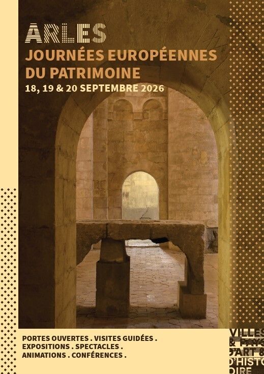 Visite commentée : A la recherche du patrimoine perdu, stand d’accueil des JEP, Arles