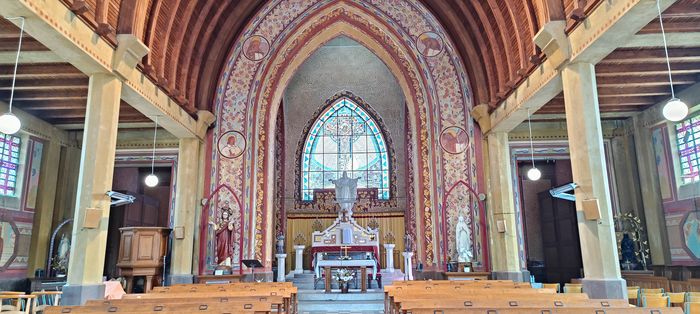Visite commentée de l’église Art Déco Saint Maixent de Brissy, Eglise Saint Maixent, Brissy-Hamégicourt