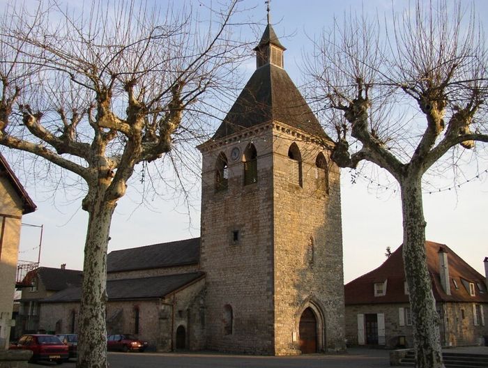 Visite commentée de l’église, de la salles des Gardes et découverte du village de Puybrun, Église Sainte-Blaise, Puybrun