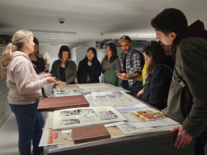 Visite commentée des réserves du Musée de la BD et de la Bibliothèque patrimoniale, Musée de la bande dessinée, Angoulême