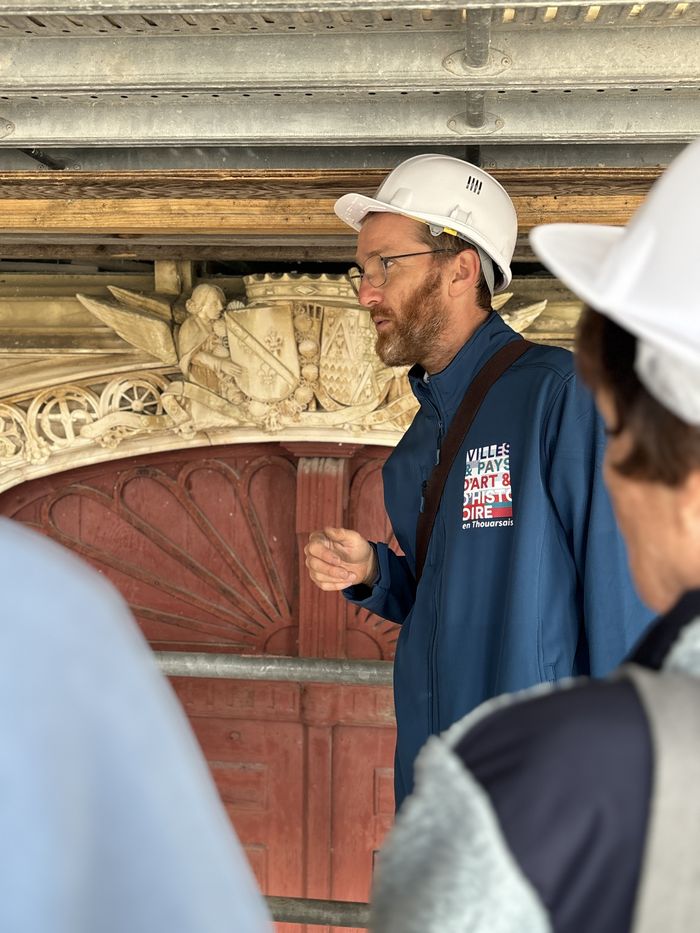 Visite commentée du chantier de restauration de la collégiale Notre-Dame de Thouars, Collégiale de Thouars, Thouars