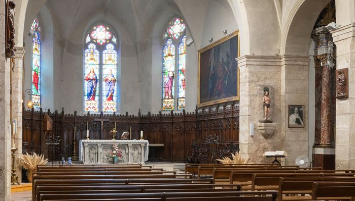 Visite commentée du château médiéval et de l’église de la Conversion de Saint-Paul, Église de la conversion de Saint-Paul, Puisserguier