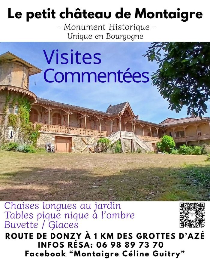 Visite commentée du petit château de Montaigre, petit château de Montaigre, route de donzy 71260 Azé, Azé