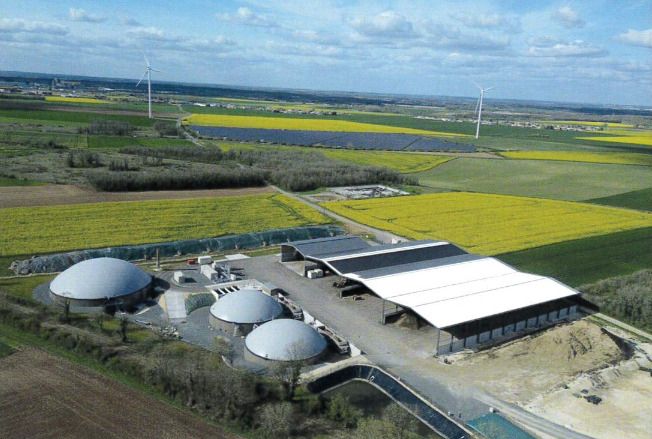 Visite commentée du site de méthanisation, Unité de méthanisation, Saint-Léger-de-Montbrun