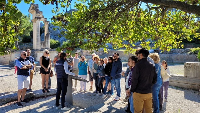 Visite commentée du site, Site archéologique de Glanum, Saint-Rémy-de-Provence