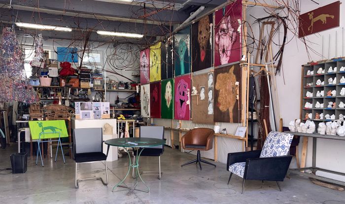 Visite d’atelier d’artiste contemporain, Atelier de Lili Oto, Narbonne