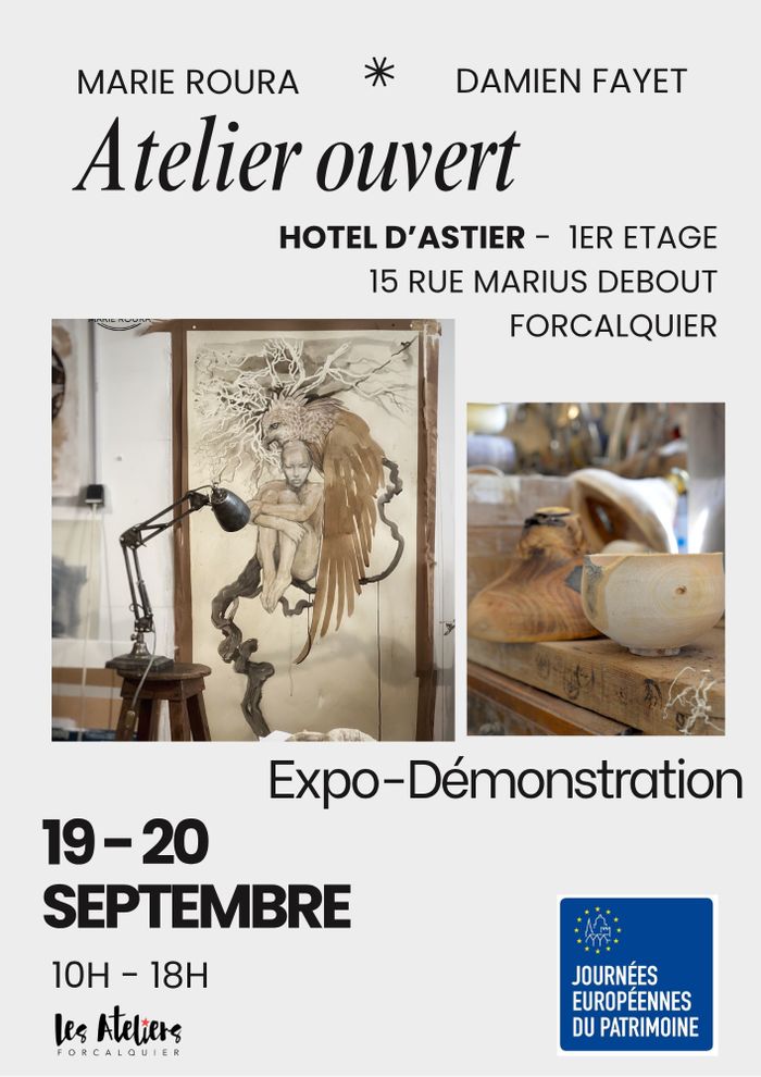Visite d’Atelier Marie Roura, Hotel D’Astier, Forcalquier