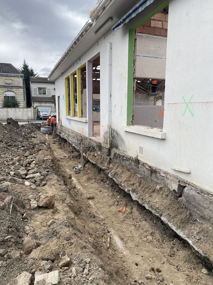 Visite de chantier : Changement d’usage, des tout-petits aux plus grands, Chantier de transformation d’une crèche en logement, Le Bouscat