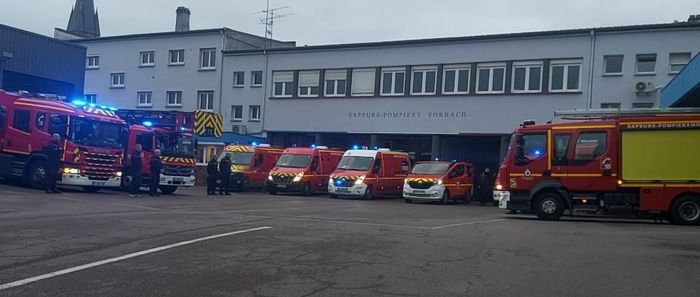 Visite de la Caserne des pompiers de Forbach, Caserne des pompiers, Forbach
