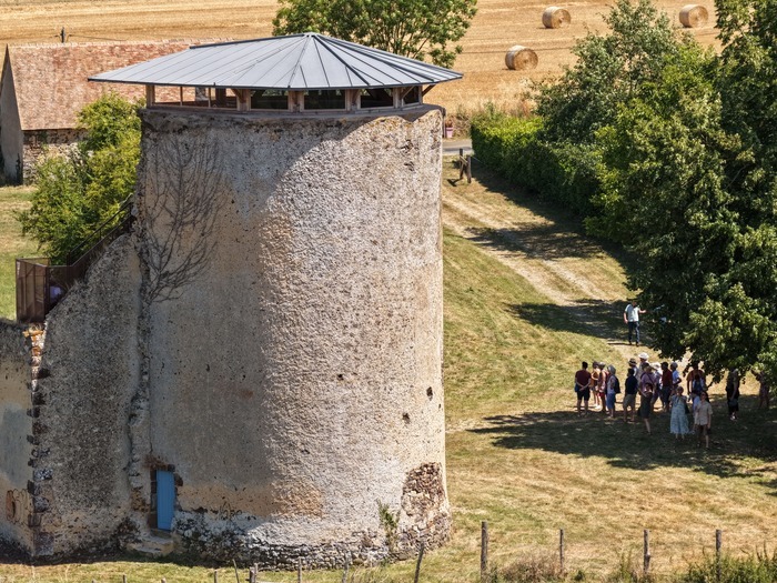 Visite de la cour du Tronchet, la Cour, Le Tronchet