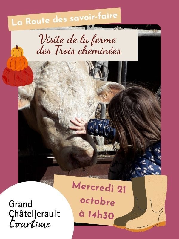 Visite de la ferme des Trois cheminées Élevage des Trois cheminées Châtellerault