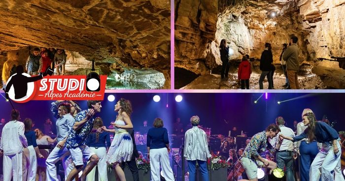 Visite de la grotte supérieure et concert, Grottes de Saint-Christophe, Saint-Christophe