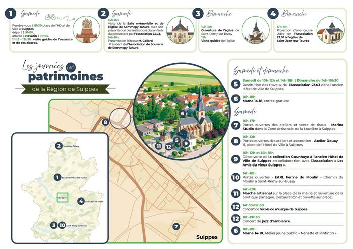 Visite de la salle mémorielle de Sommepy-Tahure, Mairie de Sommepy-Tahure, Sommepy-Tahure