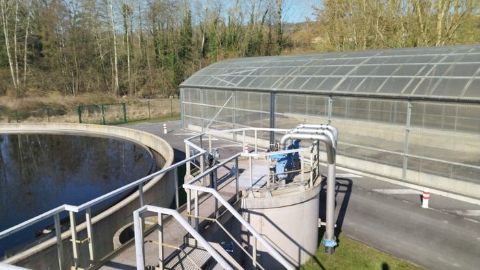 Visite de la station de traitement des eaux usées de Fismes, Station d&rsquo;épuration de Fismes, Fismes