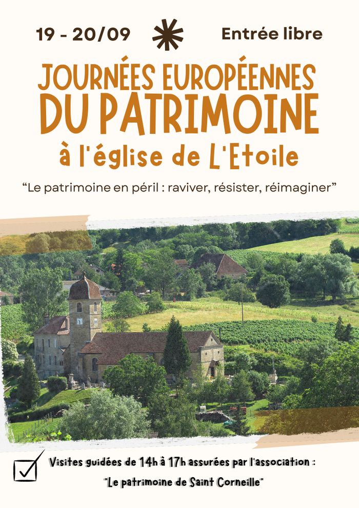 Visite de l&rsquo;église de l&rsquo;Étoile, 211 rue de l&rsquo;église 39570 l&rsquo;étoile, L&rsquo;Étoile