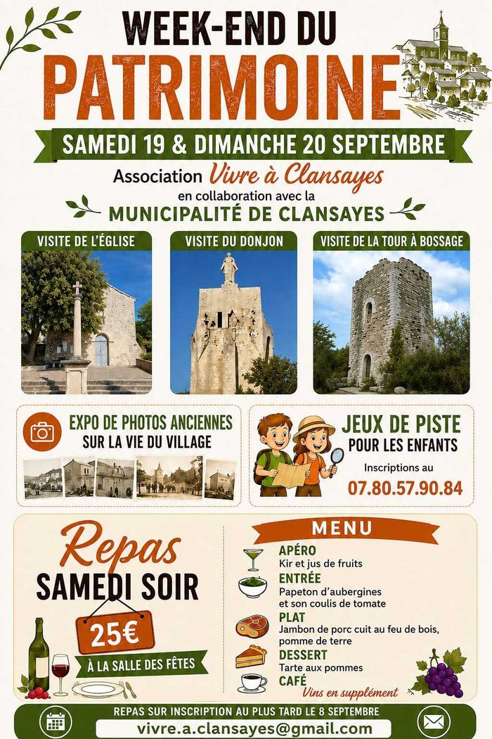 Visite de l’église et du donjon, Église Saint-Michel, Clansayes