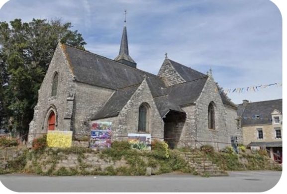 Visite de l’église Saint Maurice, à Saint Aubin, Église Saint-Aubin, Plumelec