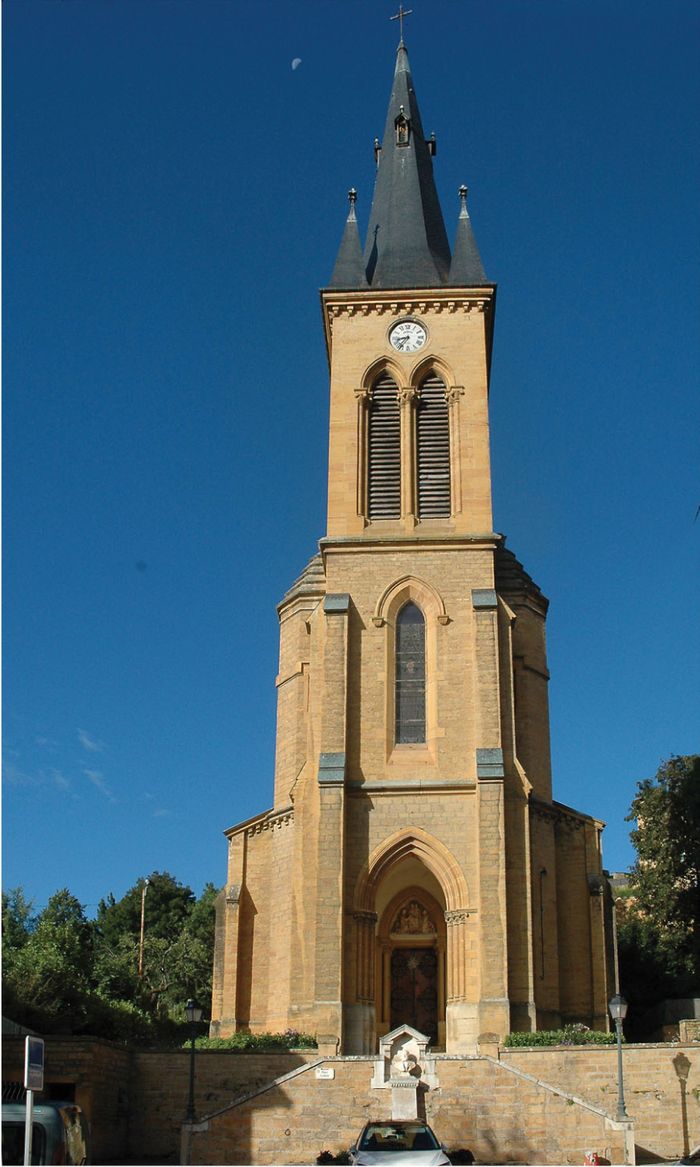 Visite de l’église St Etienne, Eglise Saint-Etienne, Porte des Pierres Dorées
