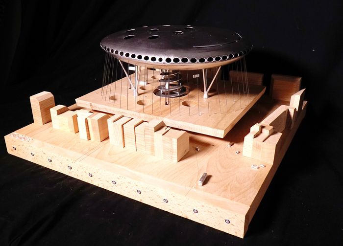 Visite de l’ENSASE et de l’exposition « 18 visions d’avant-garde pour le concours Beaubourg », Ecole nationale supérieure d’architecture de Saint-Etienne, Saint-Étienne