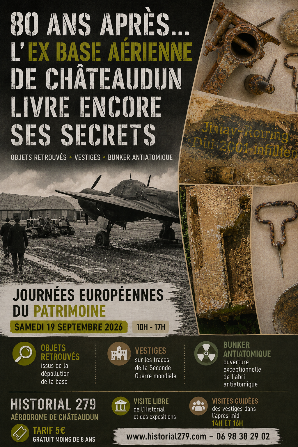 Visite de l’Historial 279 Châteaudun