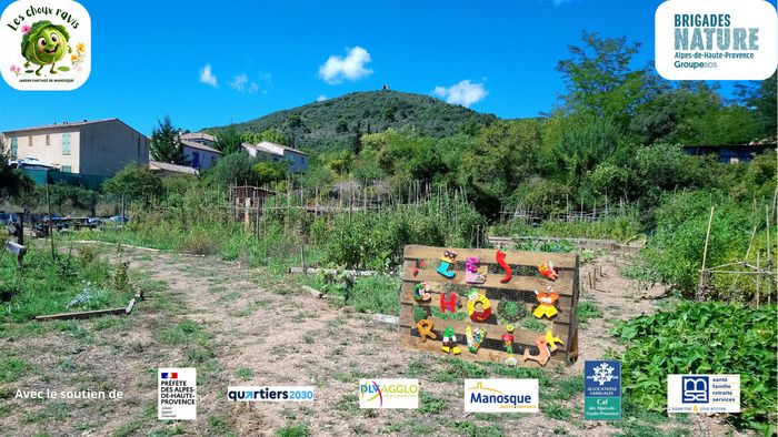 Visite découverte du jardin partagé Les Choux Ravis, Jardin partagé Les Choux Ravis, Manosque