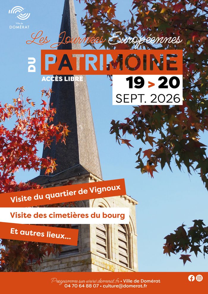 Visite des cimetières domératois, Cimetière de Domérat, Domérat