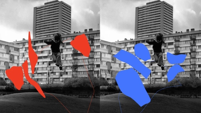 Visite des murs vivants, Place Jacques Duclos, Montreuil