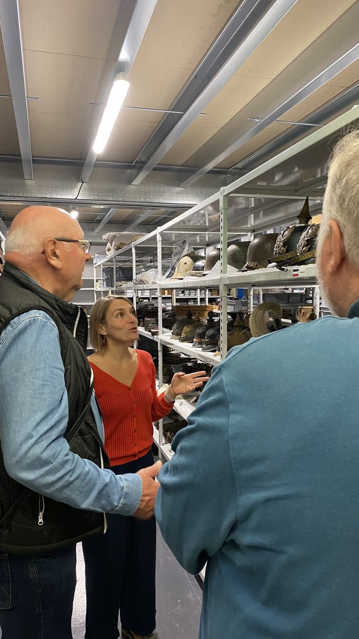 Visite des réserves, Musée de la Grande Guerre du pays de Meaux, Meaux