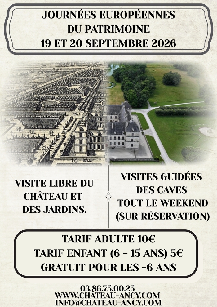 Visite du château d’Ancy-le-Franc et de ses caves, Château d’Ancy-le-Franc, Ancy-le-Franc
