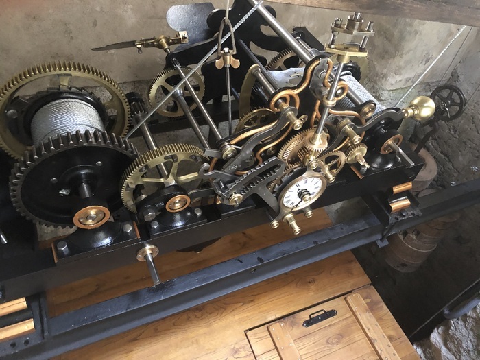 Visite du mécanisme de la Tour de l&rsquo;horloge de Burzet, Tour de l&rsquo;horloge de Burzet, Burzet