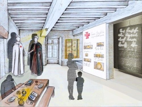 Visite du musée, Commanderie d&rsquo;Arville, Couëtron-au-Perche