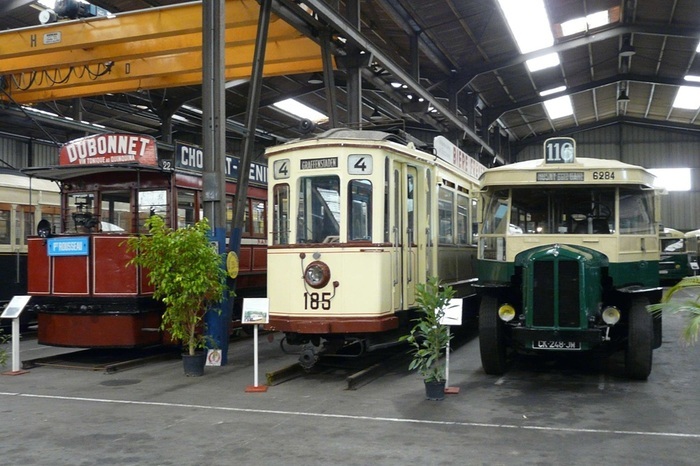 Visite du Musée des transports urbains de France, Musée des transports urbains de France, Chelles