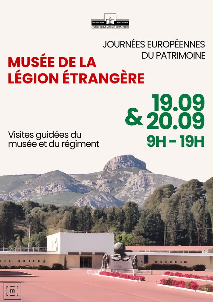 Visite du quartier Vienot à la Légion étrangère, Musée de la Légion étrangère, Aubagne