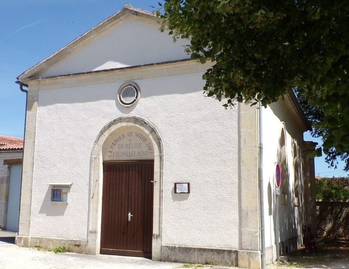 Visite du Temple Protestant de Matha et conférence : Jésus a-t-il vraiment existé ?, Temple protestant, Matha