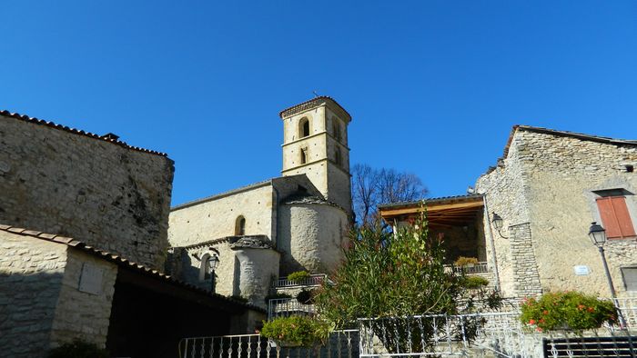 visite du village, Église paroissiale Saint-Jean-Baptiste, Mallefougasse-Augès